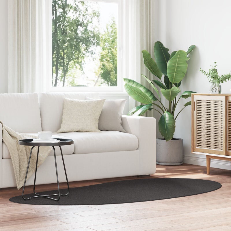 Dywan Antracyt 100 x 200 cm Poliester vidaXL