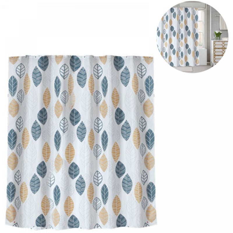 180*200 cm Gruba poliestrowa zasłona prysznicowa Wodoodporna tkanina poliestrowa Wodoodporne zasłony prysznicowe