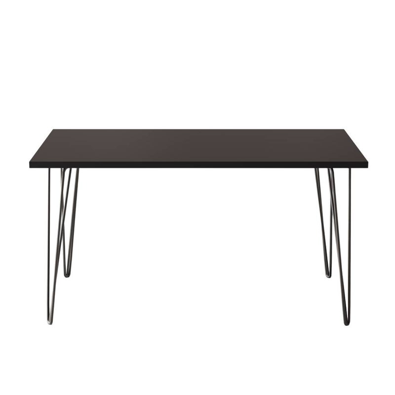 KOLM Stół FISK 138 x 80 cm do kuchni, salonu, jadalni Czarny
