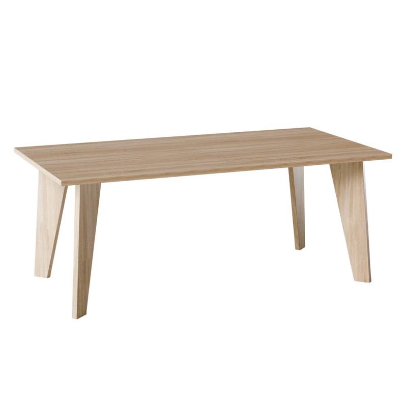 KOLM Stół HOLT 180 x 95 cm do kuchni, salonu, jadalni Dąb Sonoma
