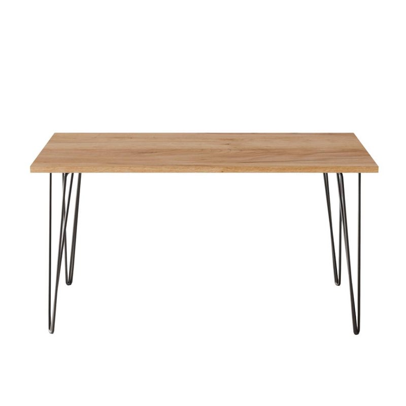 KOLM Stół FISK 138 x 80 cm do kuchni, salonu, jadalni Dąb Craft