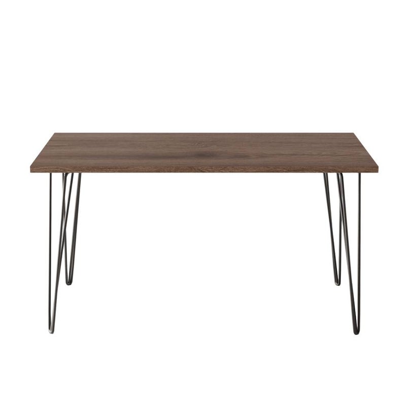 KOLM Stół FISK 138 x 80 cm do kuchni, salonu, jadalni Dąb Czekoladowy