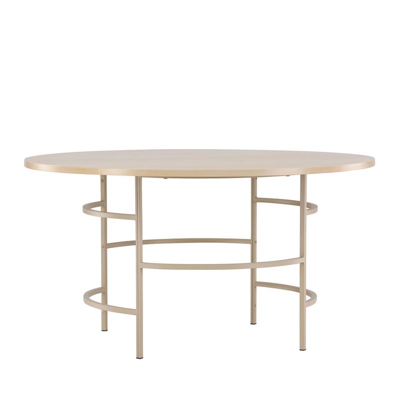 Copenhagen stół do jadalni Ø140cm whitewash.