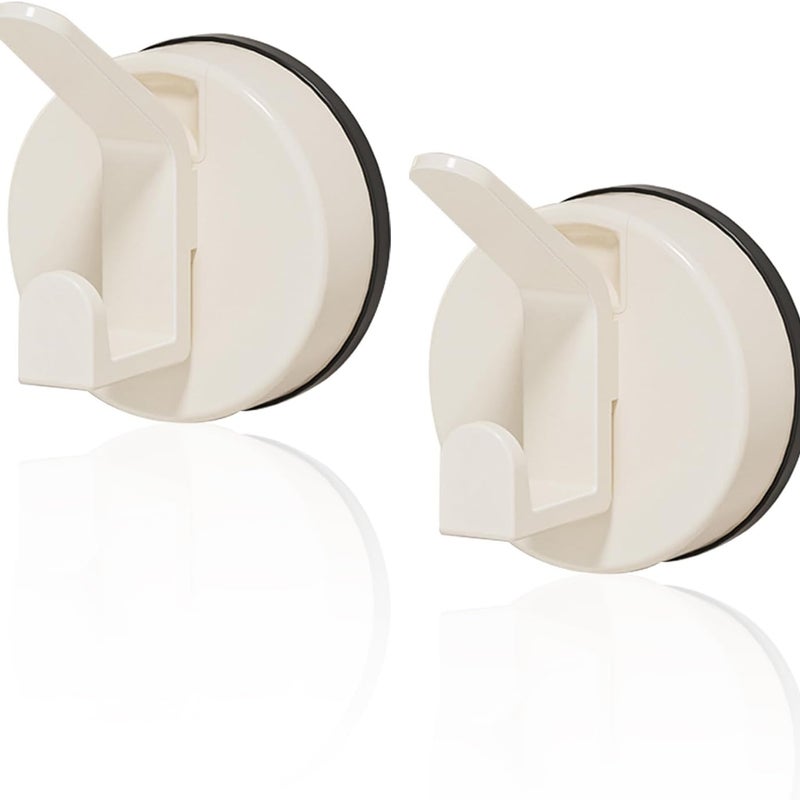 Haczyk łazienkowy z przyssawką, podtrzymuje ręczniki o wadze 15 funtów, szary, idealny pod prysznic, do płaszczy, drzwi, kuchni (opakowanie 2 sztuk,