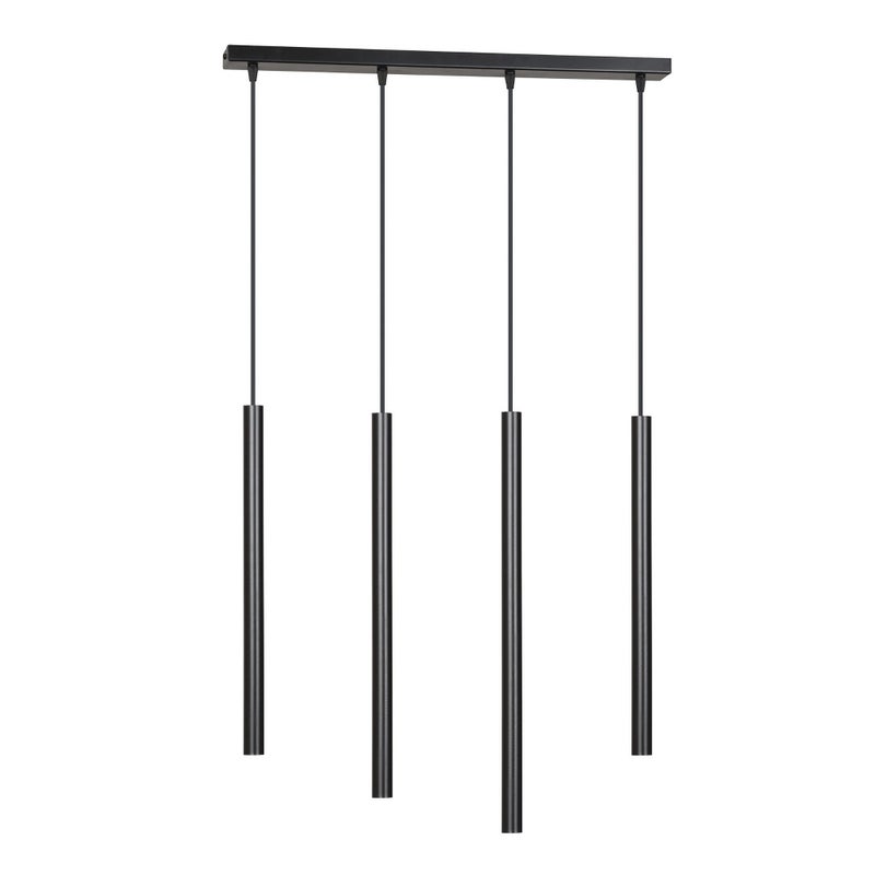 Lampa wisząca Selter czarna 4xG9x8W wym: 120 x 60 cm aluminium Emibig