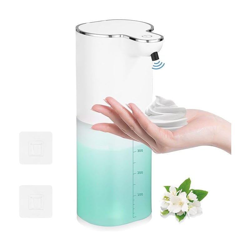 Automatyczny dozownik mydła, 400 ml, montowany na ścianie, z akumulatorem ładowanym przez USB, do kuchni i łazienki