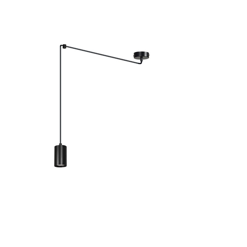 Lampa wisząca Traker czarna 1xGU10x10W wym: 300 x 300 cm metal Emibig