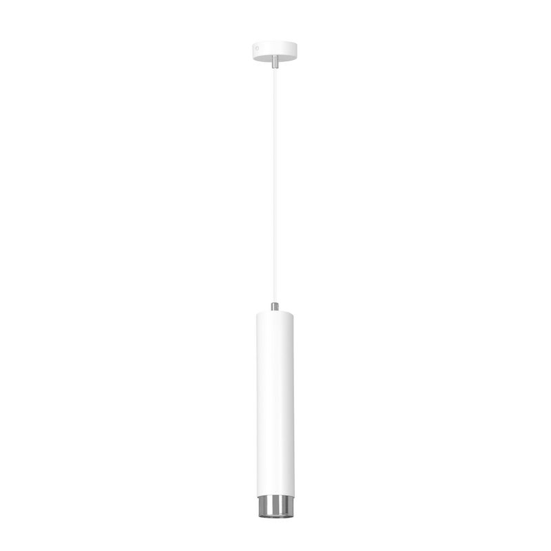 Lampa sufitowa Kibo biała chromowana 1xGU10x10W wym: 100 x 8 x 8 cm metal Emibig