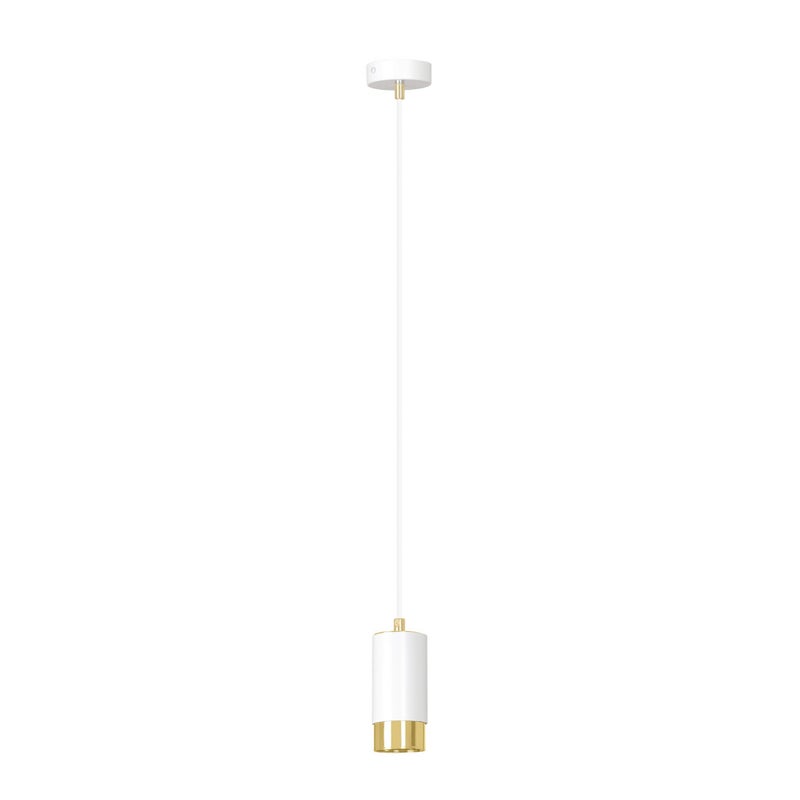 Lampa sufitowa Fumiko biało-złota 1xGU10x10W wym: 100 x 8 x 8 cm metal Emibig