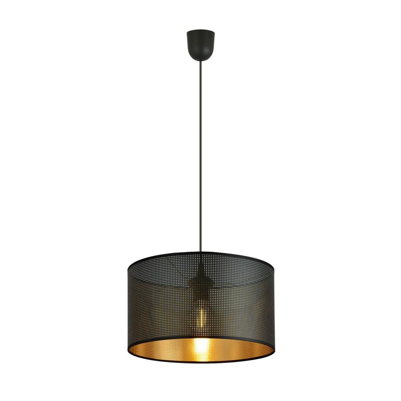 Lampa sufitowa Aston czarno-złota 1xE27x15W wym: 100 x 35 x 35 cm tworzywo sztuczne Emibig
