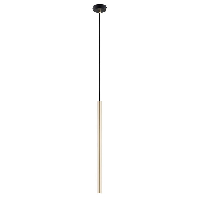 Lampa wisząca Selter złoto-czarna 1xG9x8W wym: 130 x 8 x 8 cm metal Emibig