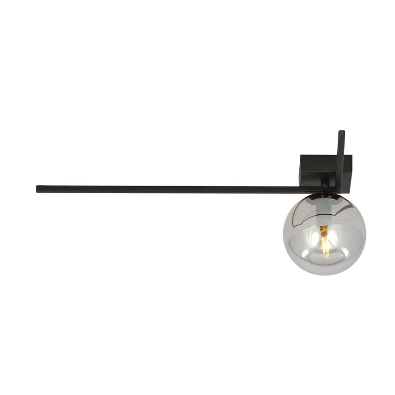 Lampa sufitowa wisząca Imago czarno-grafitowa 1xE14x10W nowoczesna wym: 21 x 50 cm metal Emibig