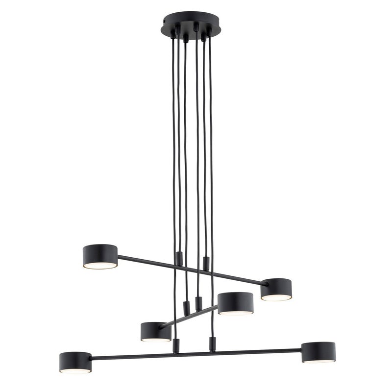 Lampa wisząca Modus czarna 6xGX53x12W wym: 100 x 70 x 70 cm metal Emibig