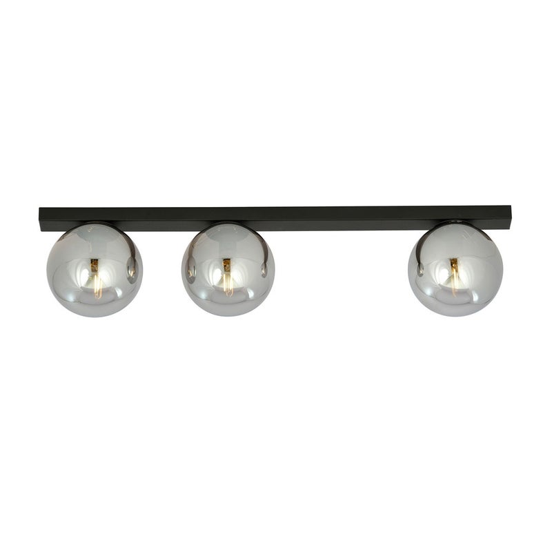 Lampa sufitowa wisząca Fit czarno-grafitowa 3xE14x10W wym: 17 x 70 cm metal Emibig
