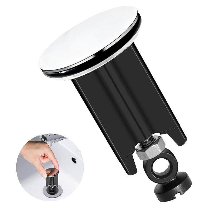 Korek do zlewu kuchennego, 40 mm, zamiennik odpływu zlewu łazienkowego, korek odpływu prysznica z regulacją wysokości, do kuchni i łazienki