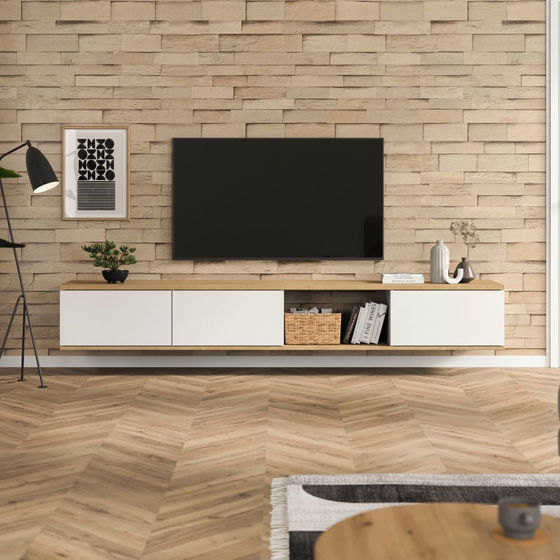 EGGER Decowall Panele ścienne - 2,48 m² - DO007 Dąb Laxfield (1250x660x12mm)