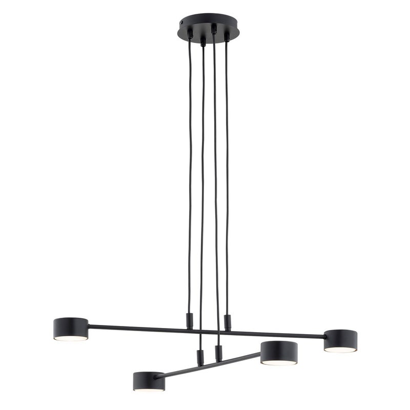 Lampa wisząca Modus czarna 4xGX53x12W wym: 100 x 70 x 70 cm metal Emibig