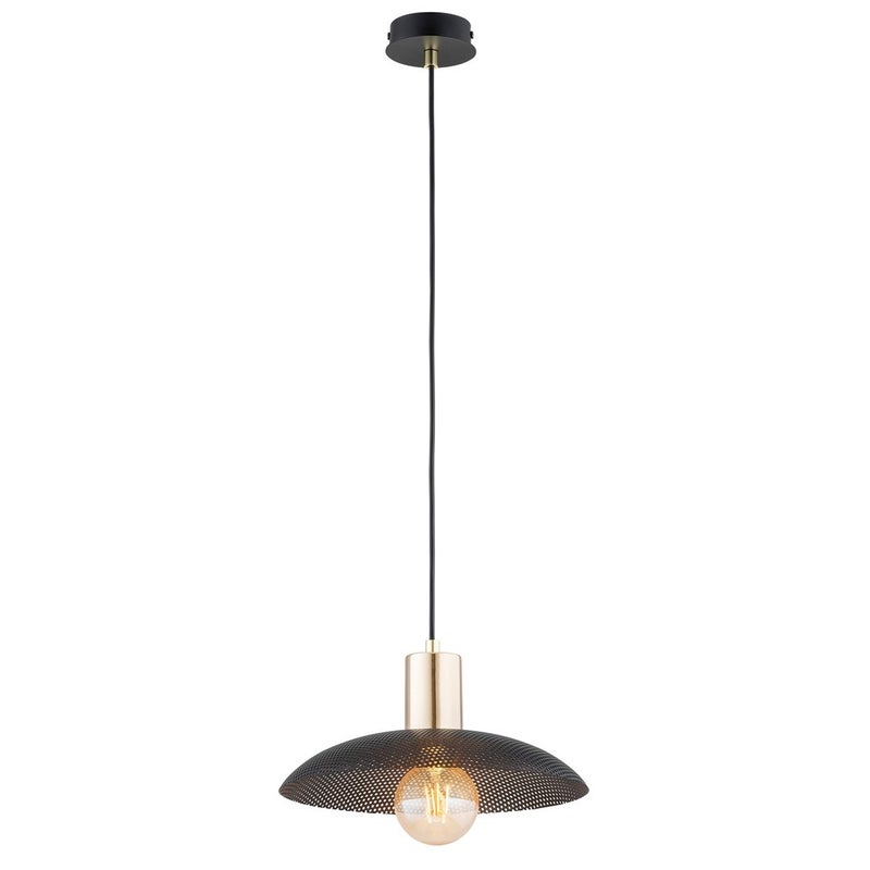 Lampa wisząca Spirit czarno-złota 1xE27x15W wym: 100 x 30 x 30 cm metal Emibig