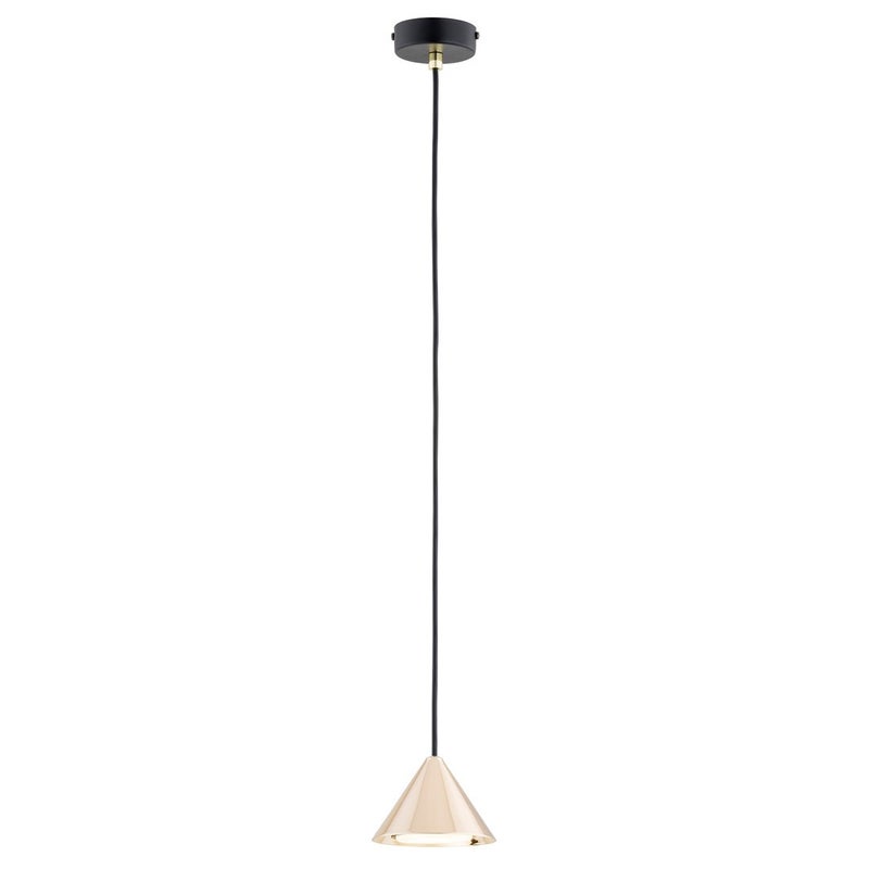 Lampa wisząca Elit czarno-złota 1xGX53x12W wym: 100 x 12 x 12 cm metal Emibig
