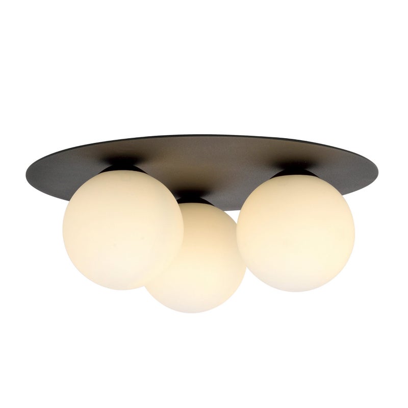 Lampa sufitowa Solar czarno-biała 3xE14x10W wym: 19 x 43 cm metal Emibig