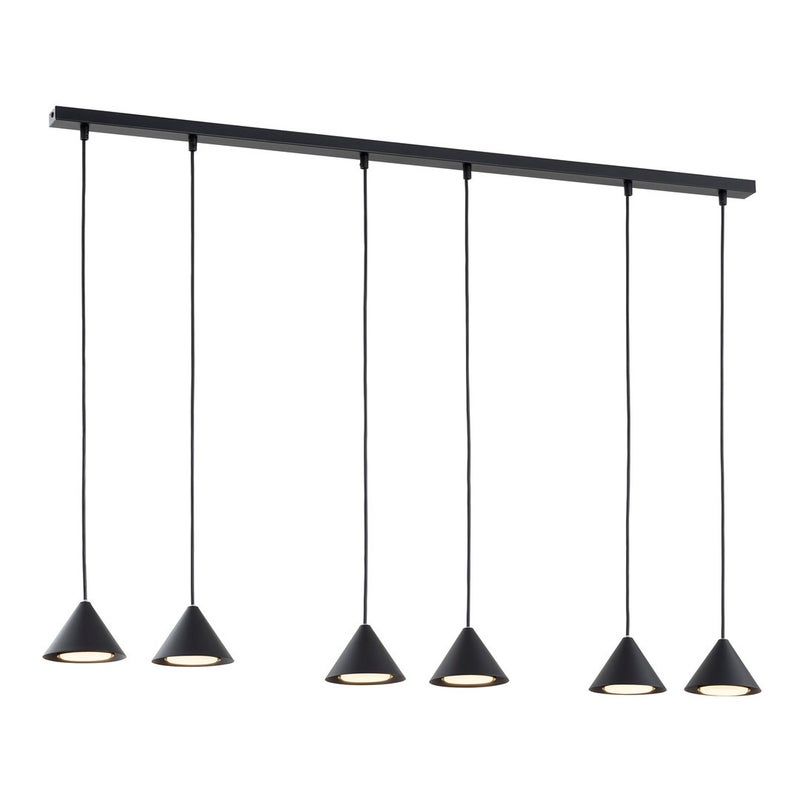 Lampa wisząca Elit czarna 6xGX53x12W wym: 100 x 116 x 12 cm metal Emibig