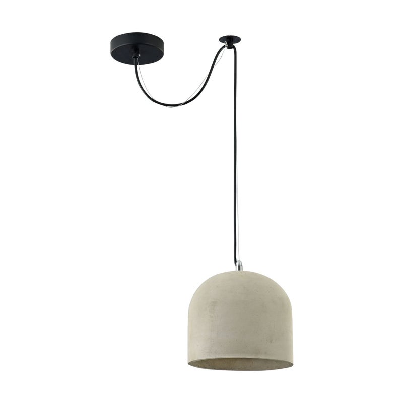 Lampa wisząca Broni czarno-szara 1xE27x60W wym: 223 x 20 x 20 cm beton architektoniczny Maytoni