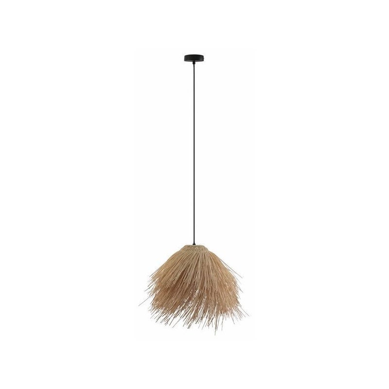 Lampa wisząca Brezze brąz 1xE27x40W boho wym: 120 x 35 x 35 cm wiklina / rattan / słoma Reality