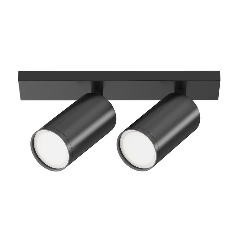 Lampa sufitowa Focus S czarna 2xGU10x10W wym: 12 x 6 x 34,4 cm aluminium Maytoni