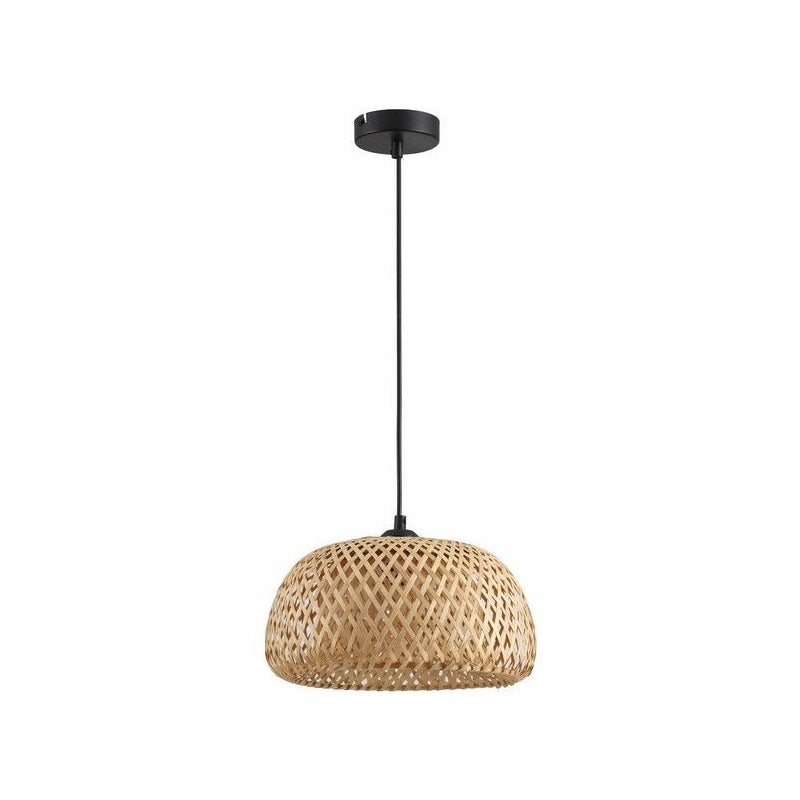 Lampa wisząca Sorell brąz 1xE27x40W boho wym: 120 x 29 x 29 cm wiklina / rattan / słoma Reality