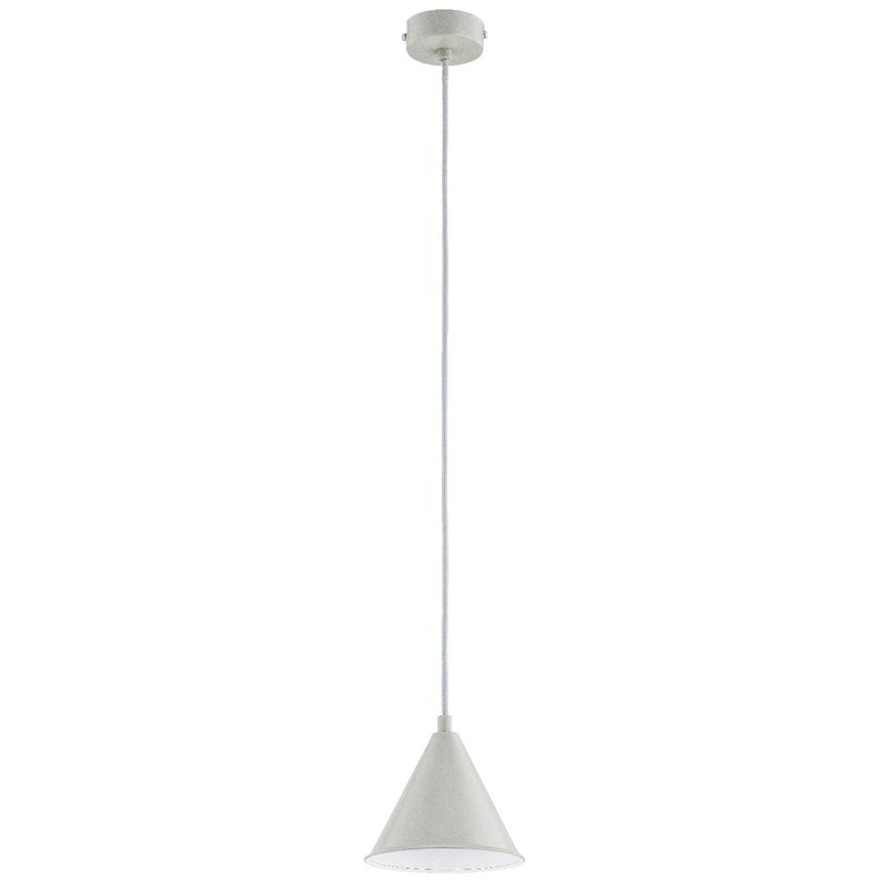 Lampa wisząca Ganna szara 1xE14x10W minimalistyczna wym: 85 x 15 x 15 cm metal Alfa