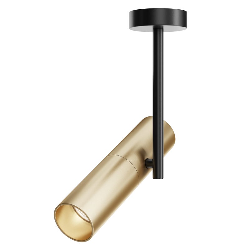 Lampa sufitowa Elti czarna 1xGU10x50W wym: 28 x 7 x 20 cm aluminium Maytoni