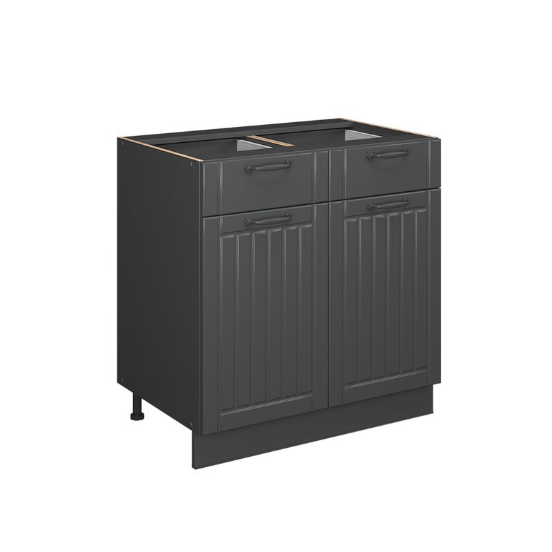 Vicco Szafka dolna do kuchni Fame-Line, Ciemnoszary, 80 cm , BP Antracyt