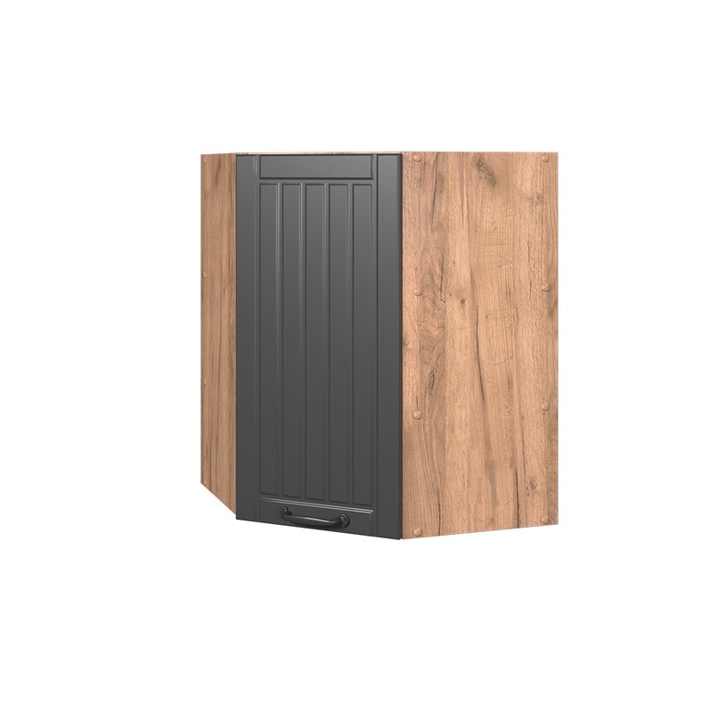 Vicco Szafka wisząca narożna Fame-Line, Ciemnoszary, 57 cm