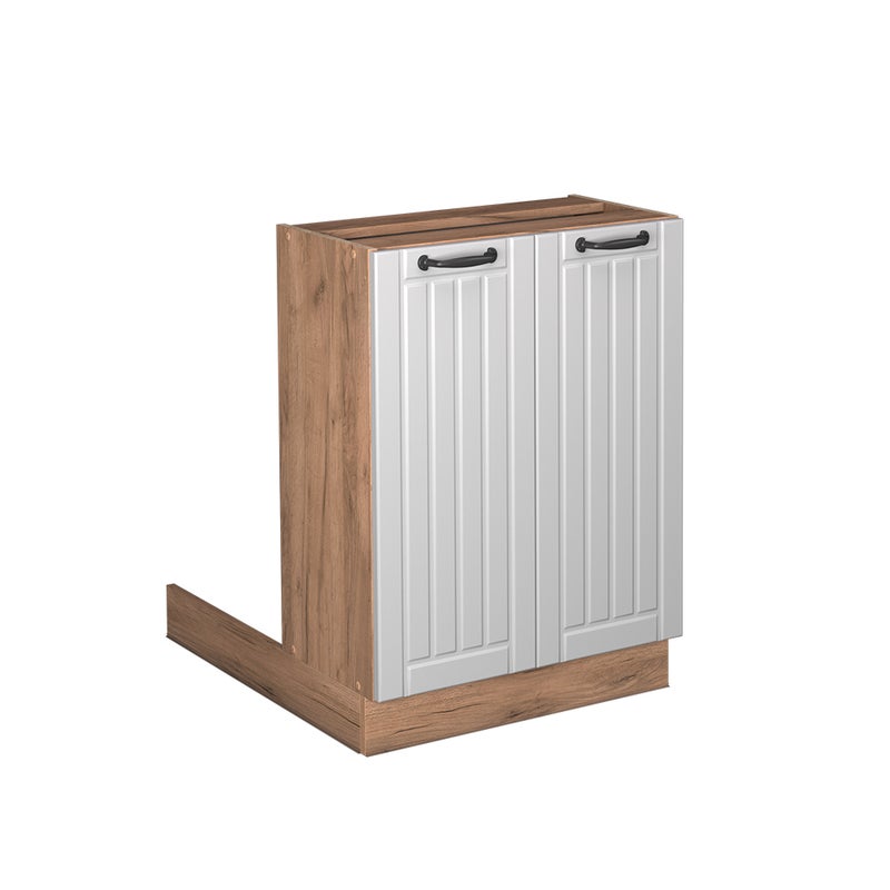 Vicco Wyspa kuchenna Fame-Line, Biały domek wiejski, 60 cm bez blatu roboczego