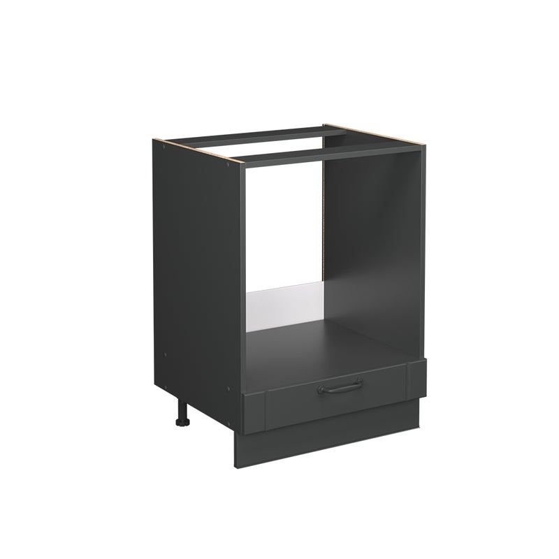 Vicco Szafka kuchenna Fame-Line, Ciemnoszary, 60 cm bez blatu roboczego