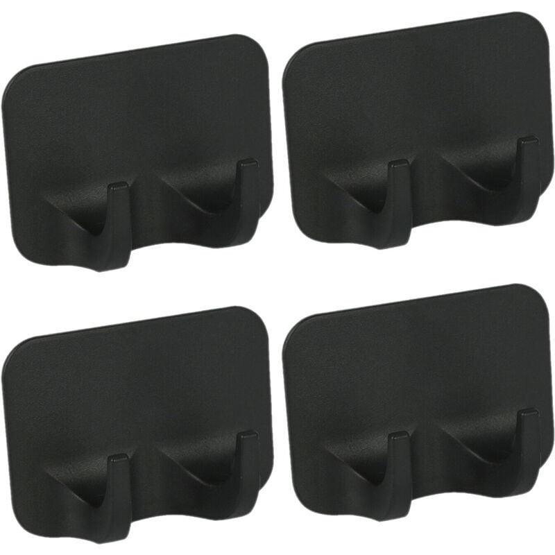 Zestaw 4 samoprzylepnych haczyków ściennych, zdejmowanych, wodoodpornych, bez gwoździ, bezszwowe, do domu, łazienki, ręczników, sufitu