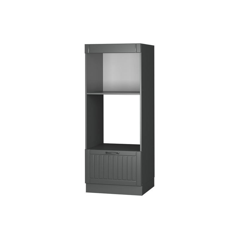 Vicco Szafka do mikrofalówki Fame-Line, Ciemnoszary, 60 cm otwarty