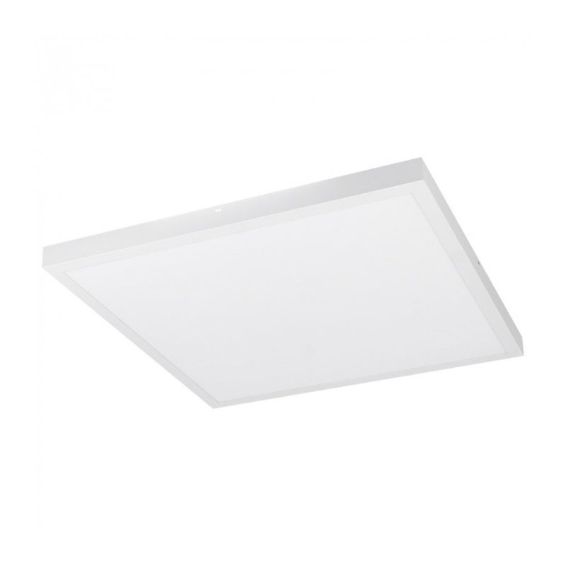 Plafon Natynkowy kwadratowy biały LED 50W 4000K 4500lm wym: 3,8 x 59,5 cm IP20 aluminium Ecolight