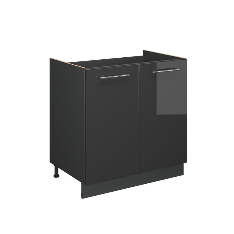 Vicco Szafka pod zlew Fame-Line, Antracyt wysoki połysk, 80 cm , BP Antracyt
