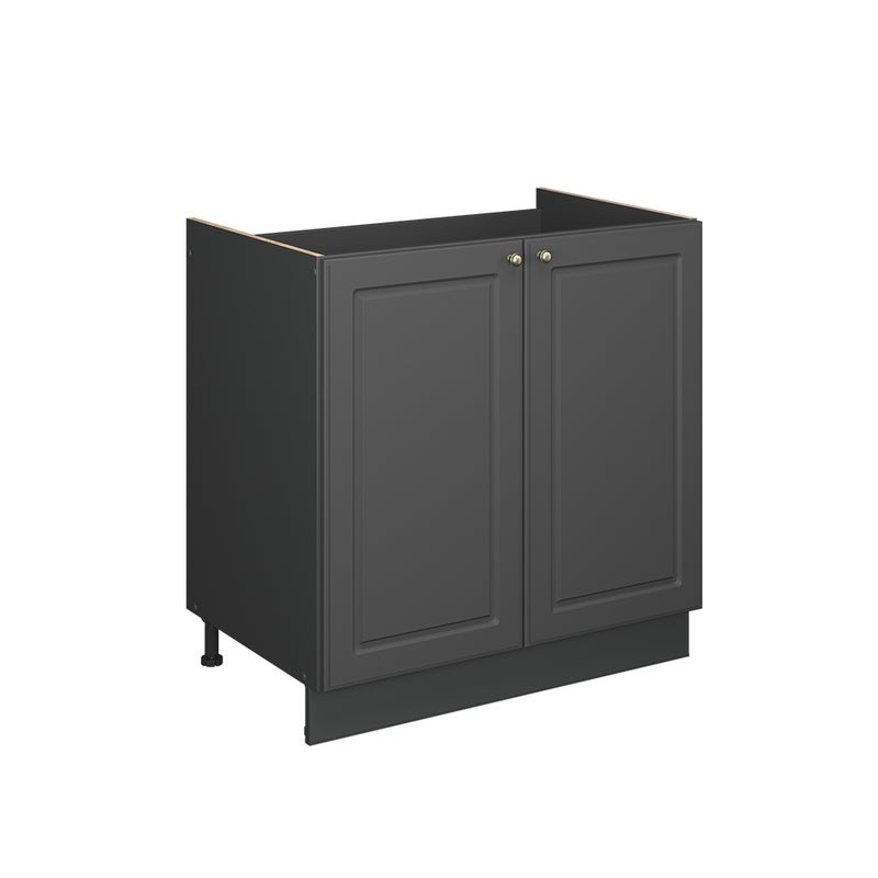 Vicco Szafka pod zlew Fame-Line, Anthrazit-Gold Landhaus, 80 cm , BP Dąb