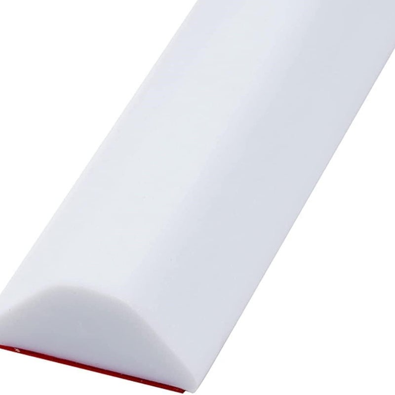 Próg prysznicowy samoprzylepny, bariera wodoodporna, prysznic, 100 cm, wys. 1,5 cm, biały