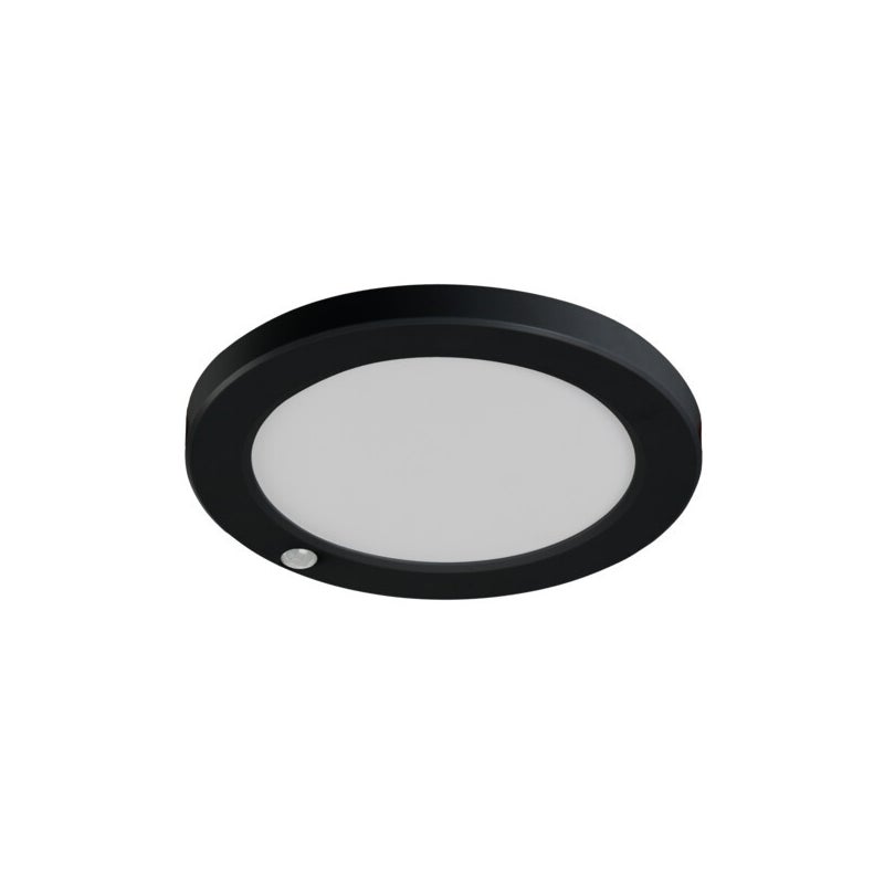 Plafon Erga okrągły czarno-biały LED 17W 3000K-6500K 1600lm z czujnikiem ruchu wym: 2 x 23 cm IP20 tworzywo sztuczne Kanlux