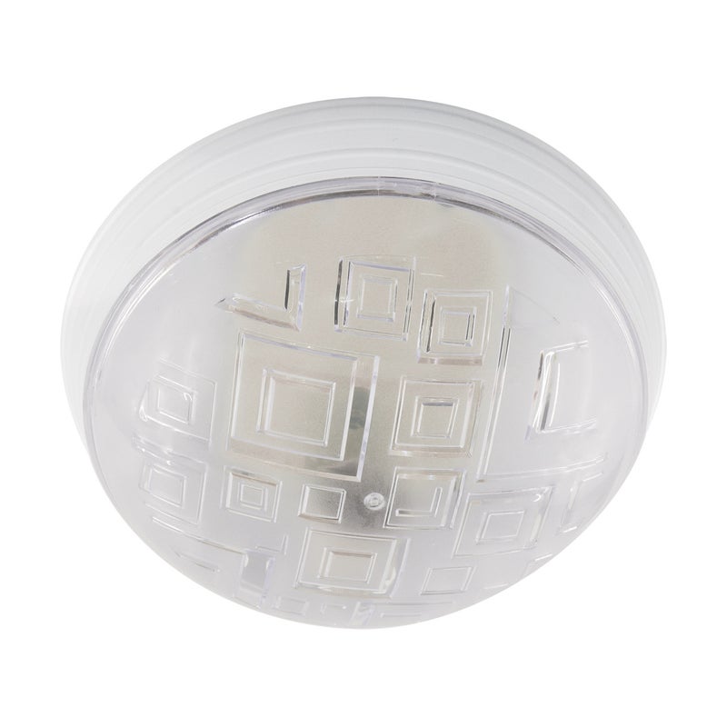 Plafon Ufe okrągły biały 1xE27x15W wym: 8 x 23,5 cm IP20 tworzywo sztuczne Struhm