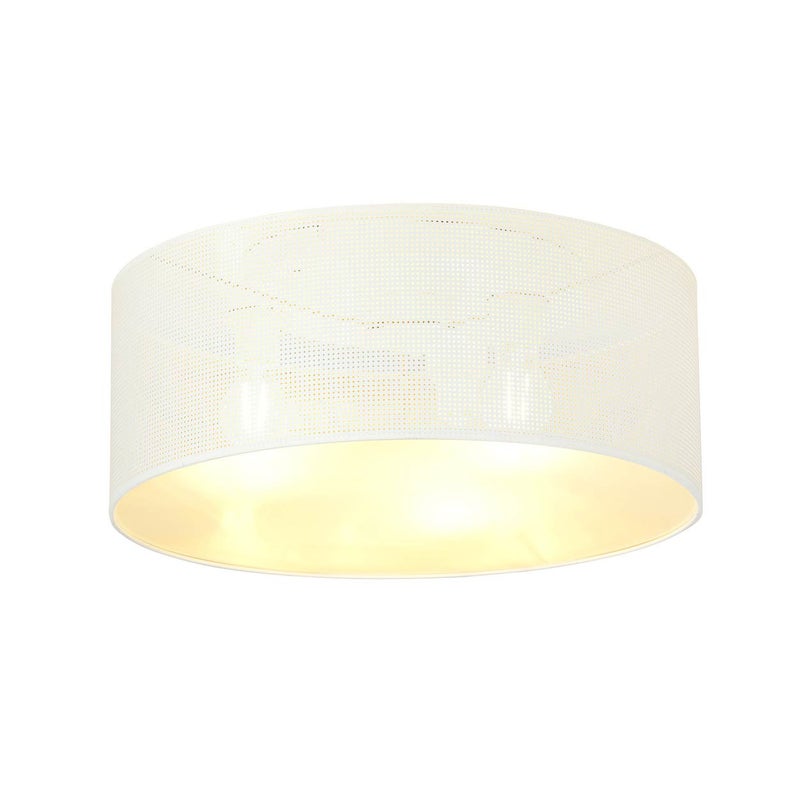 Plafon Aston okrągły biało-złoty 3xE27x10W wym: 20 x 50 cm IP20 metal Emibig