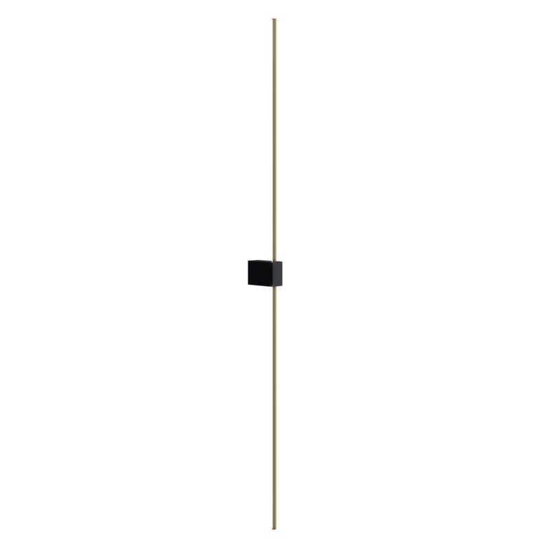 Kinkiet PARS LED 12W Ciepła biel 1050lm czarno-złoty wym: 3x7x104,9 cm IP20 Maytoni