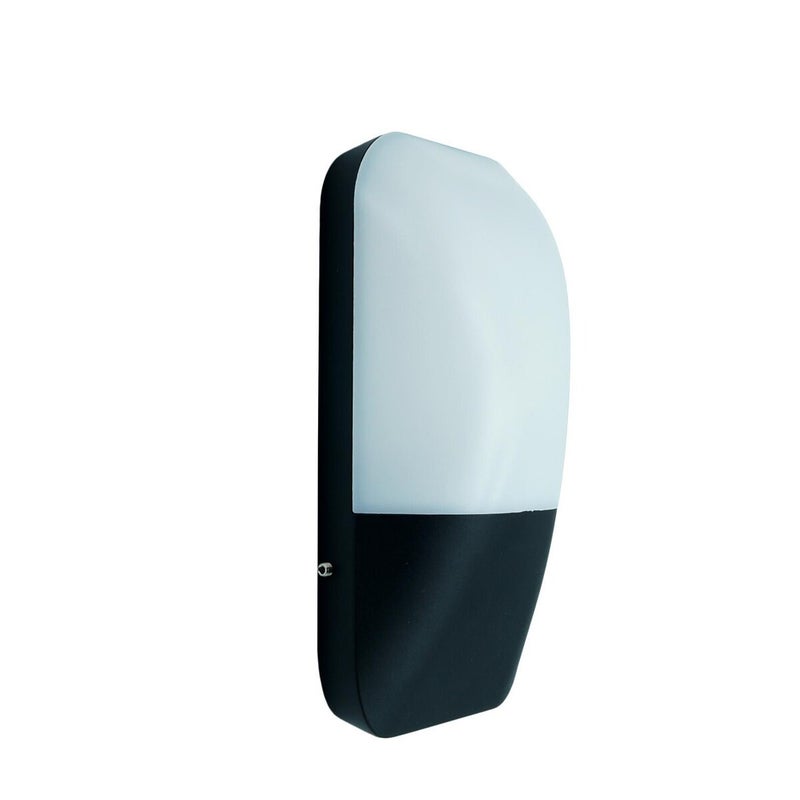 Kinkiet zewnętrzny Indus LED 12W Neutralna biel 935lm czarno-biały wym: 22x12x6,7 cm IP54 IdeaLED