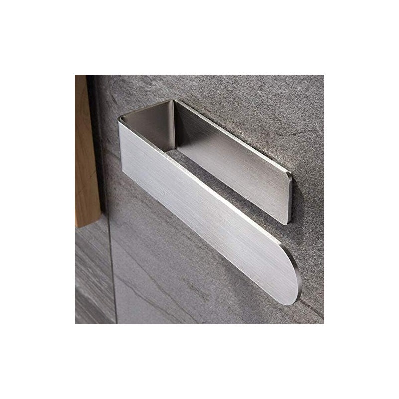 24 cm * 4 cm * 4,5 cm Samoprzylepny wieszak na ręczniki - Pierścień na ręczniki ze stali nierdzewnej Uchwyt na ręczniki do łazienki