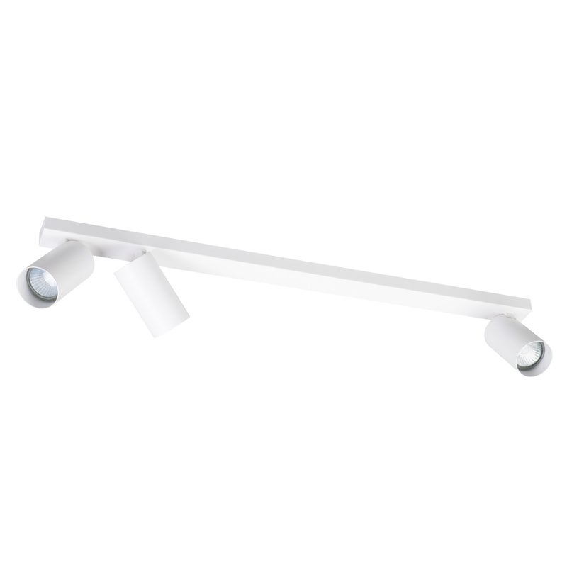 Reflektor sufitowy spot natynkowy Alasa listwa biały 3xGU10x10W wym: 10 x 70 x 5,5 cm metal Alfa