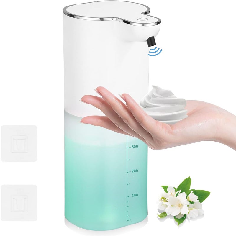 Automatyczny dozownik mydła, 400 ml, montowany na ścianie, z możliwością ładowania przez USB, wodoodporny IPX5, bezdotykowy dozownik mydła