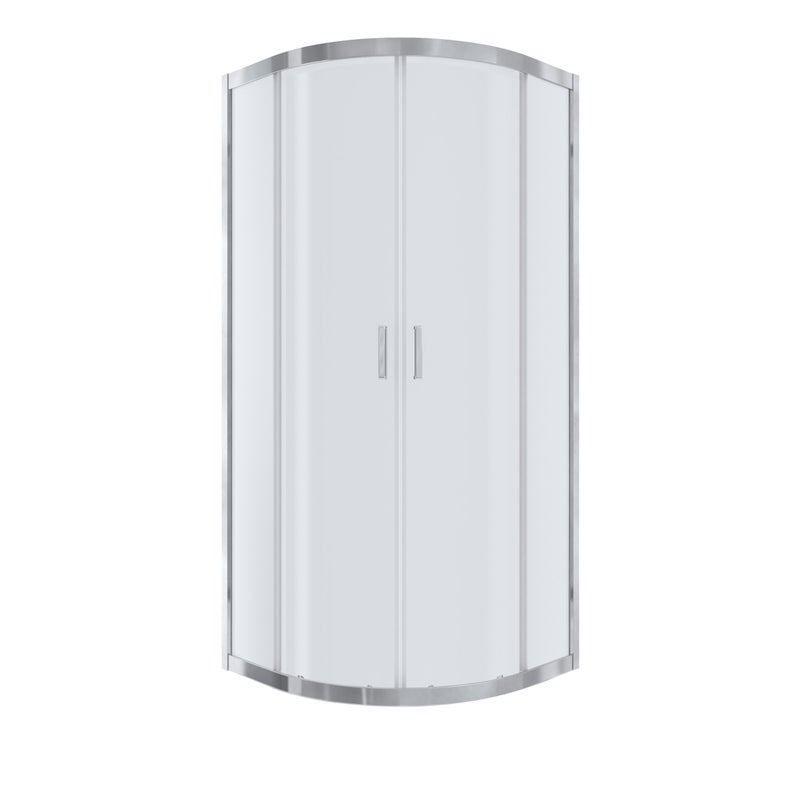 Kabina prysznicowa NAMELESS Durasan 80x80 chrom półokrągła wysoka 1szt.